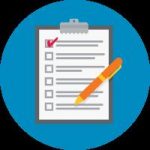 hospital bag icon of clipboard